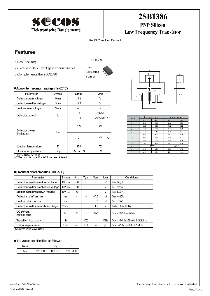2SB1386_4580290.PDF Datasheet