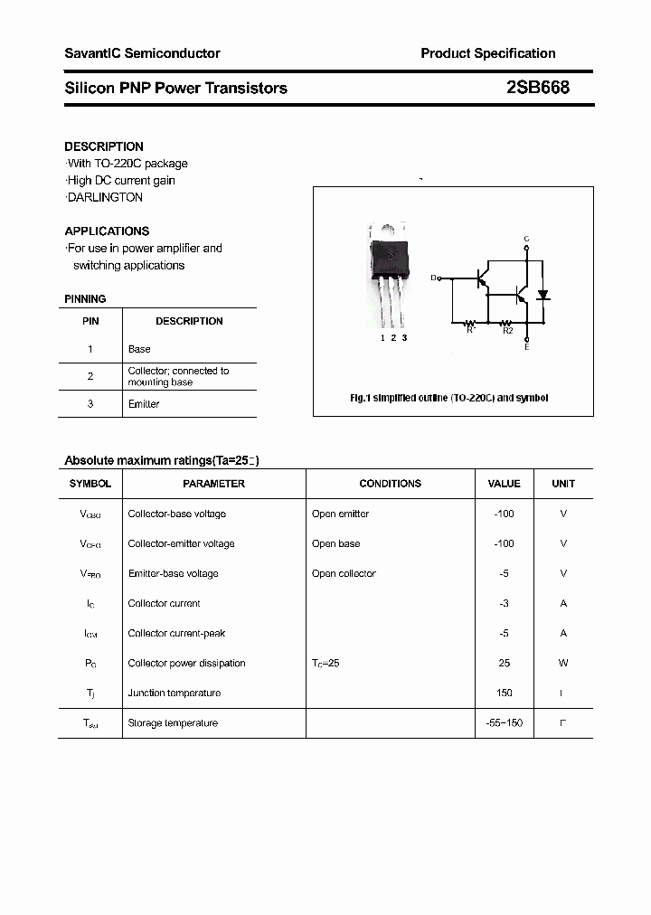 2SB668_4402173.PDF Datasheet