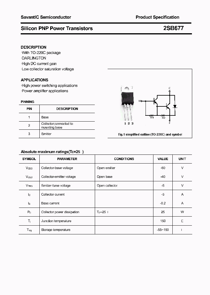 2SB677_4408589.PDF Datasheet