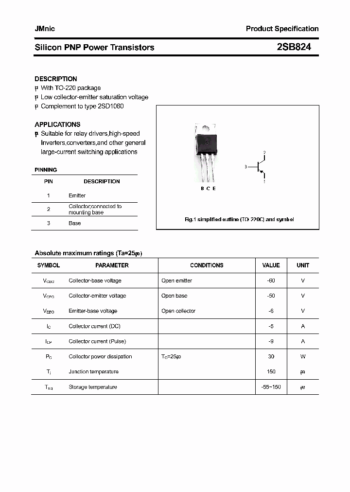 2SB824_4500914.PDF Datasheet