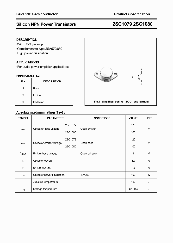 2SC1079_4390897.PDF Datasheet