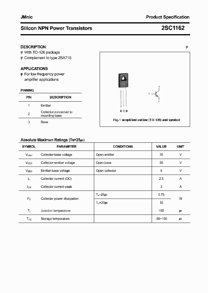 2SC1162_4791860.PDF Datasheet