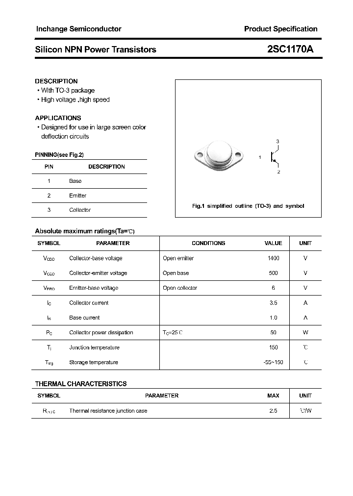 2SC1170A_4353199.PDF Datasheet