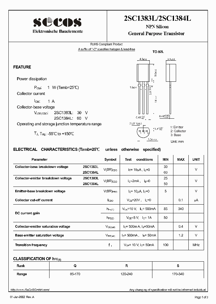 2SC1383L_4623861.PDF Datasheet