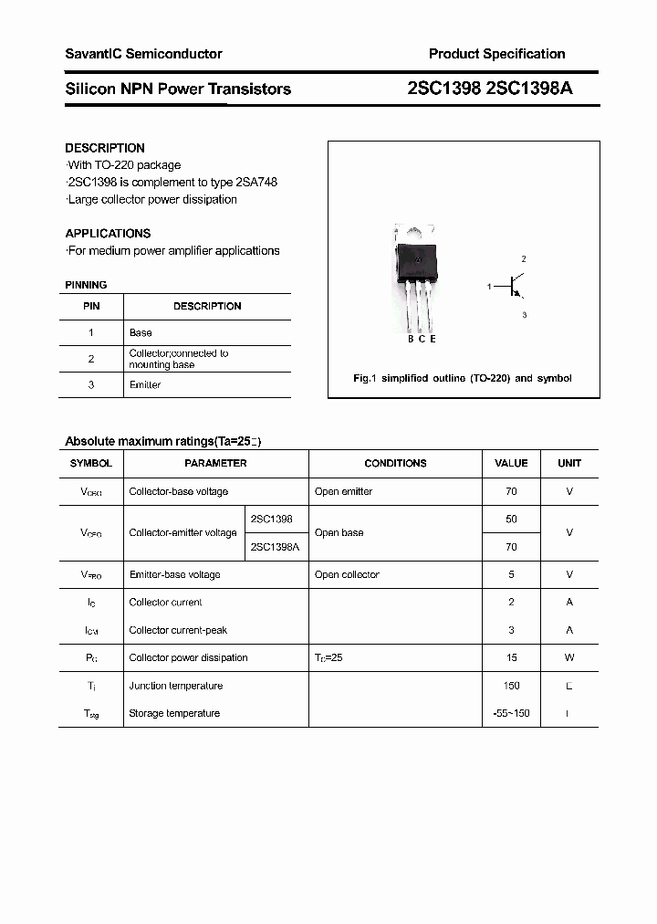 2SC1398A_4897016.PDF Datasheet