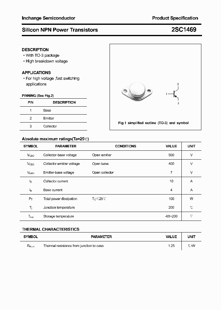 2SC1469_4388341.PDF Datasheet