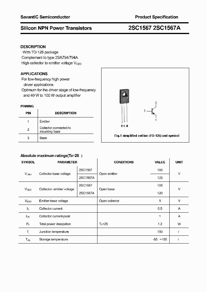 2SC1567_4381145.PDF Datasheet