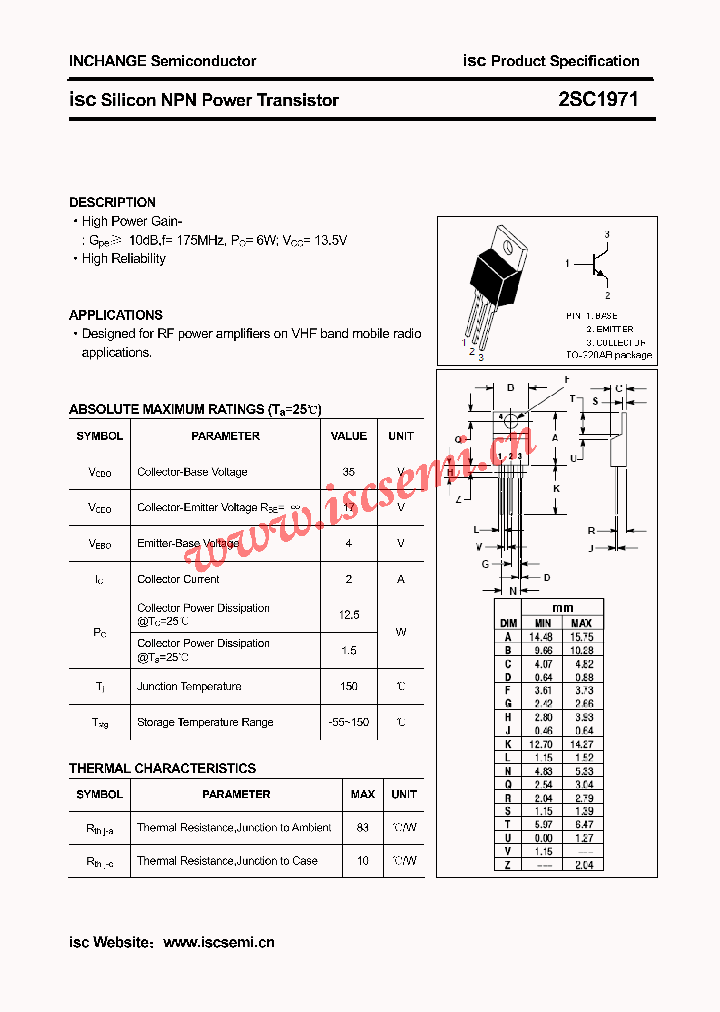 2SC1971_4389906.PDF Datasheet