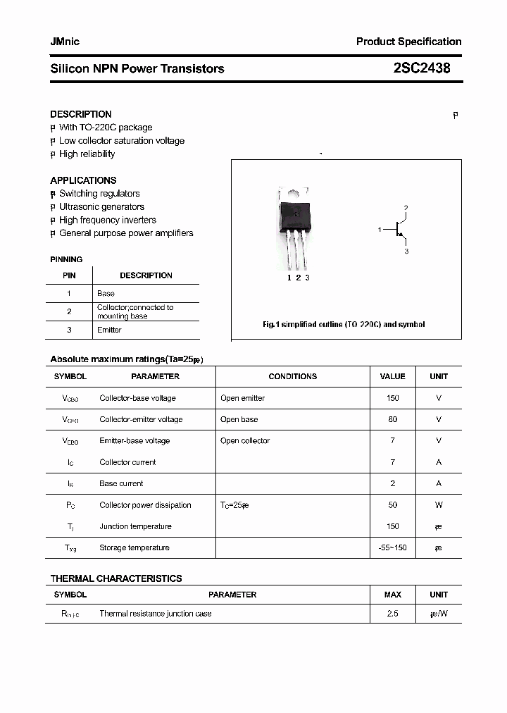 2SC2438_4507824.PDF Datasheet