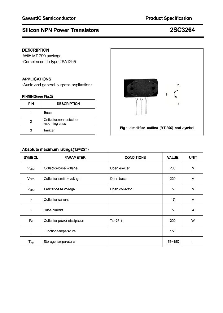 2SC3264_4417308.PDF Datasheet