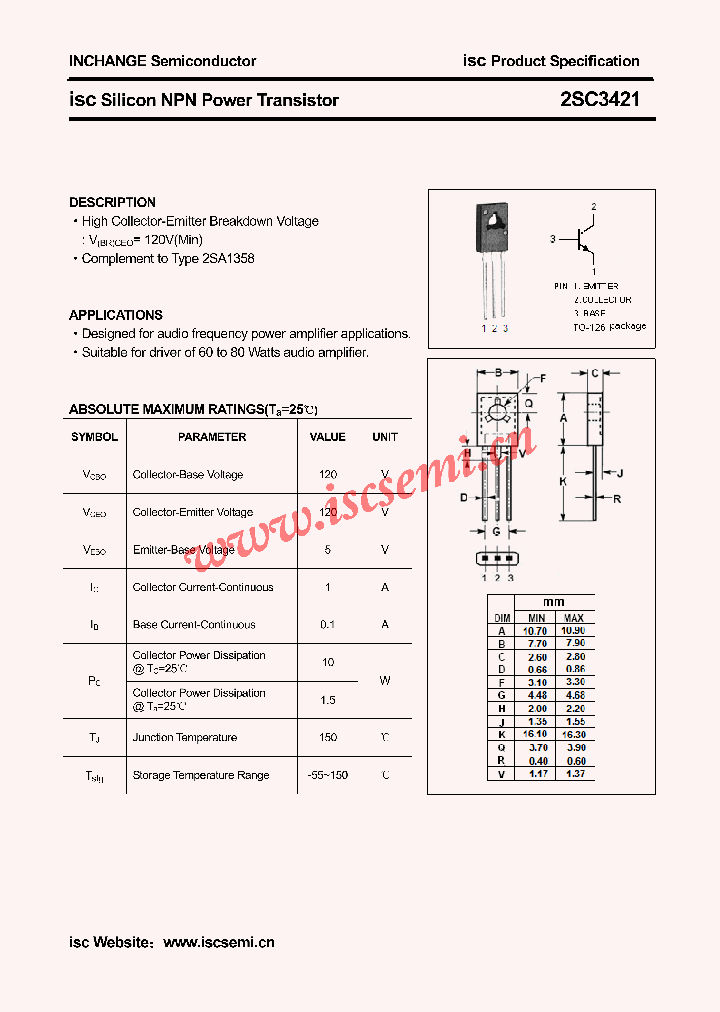 2SC3421_4361370.PDF Datasheet