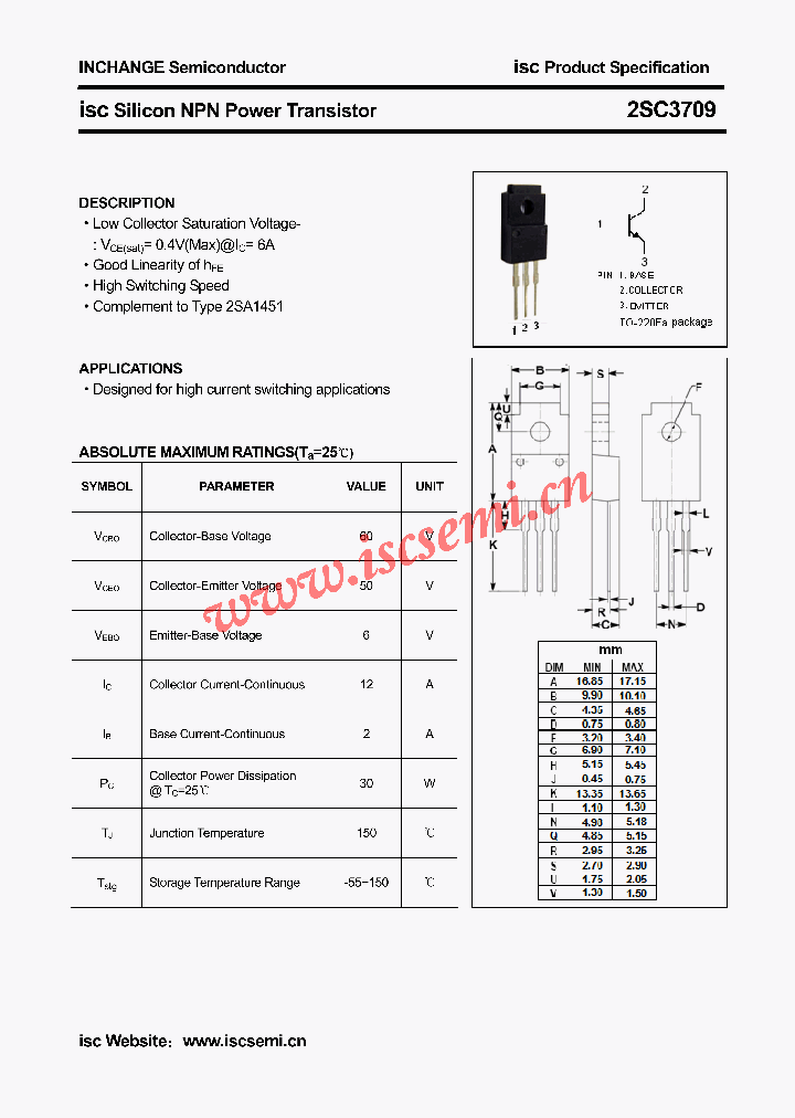 2SC3709_4463404.PDF Datasheet