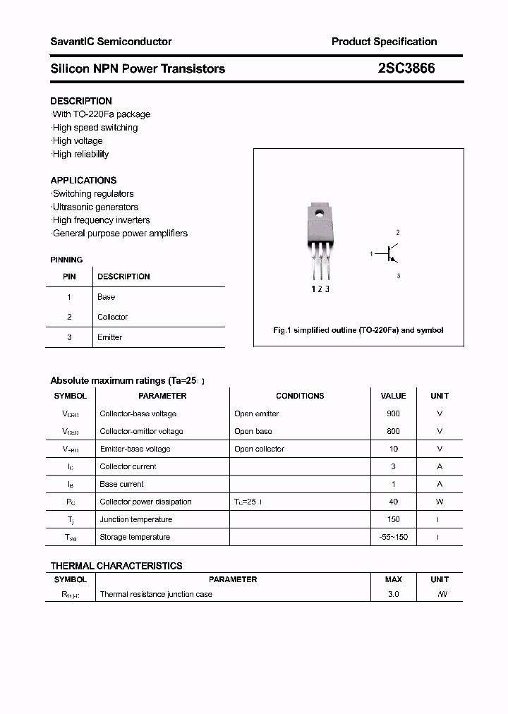 2SC3866_4387950.PDF Datasheet