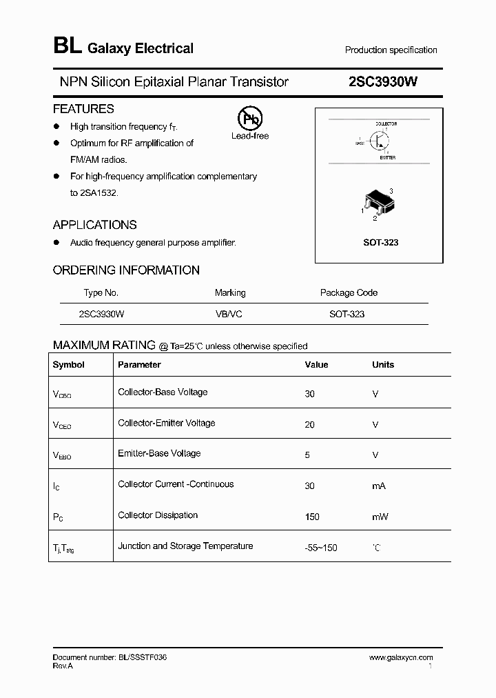 2SC3930W_4230215.PDF Datasheet