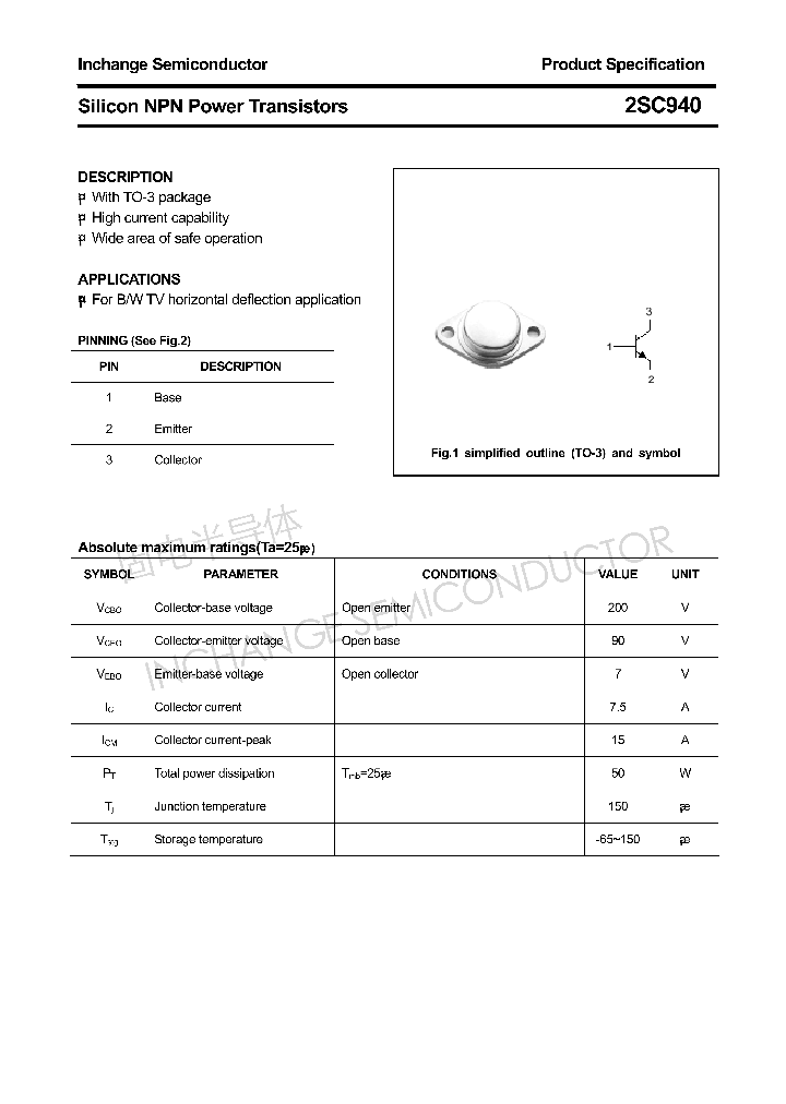 2SC940_4317879.PDF Datasheet