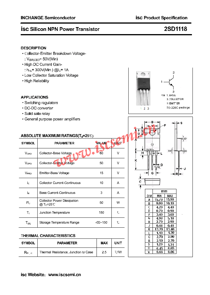 2SD1118_4888575.PDF Datasheet
