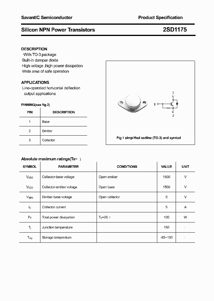 2SD1175_4393241.PDF Datasheet