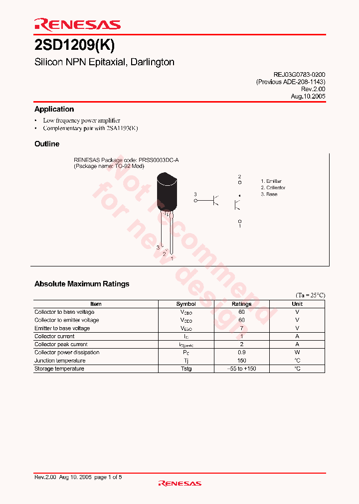 2SD1209KTZ-E_4491811.PDF Datasheet