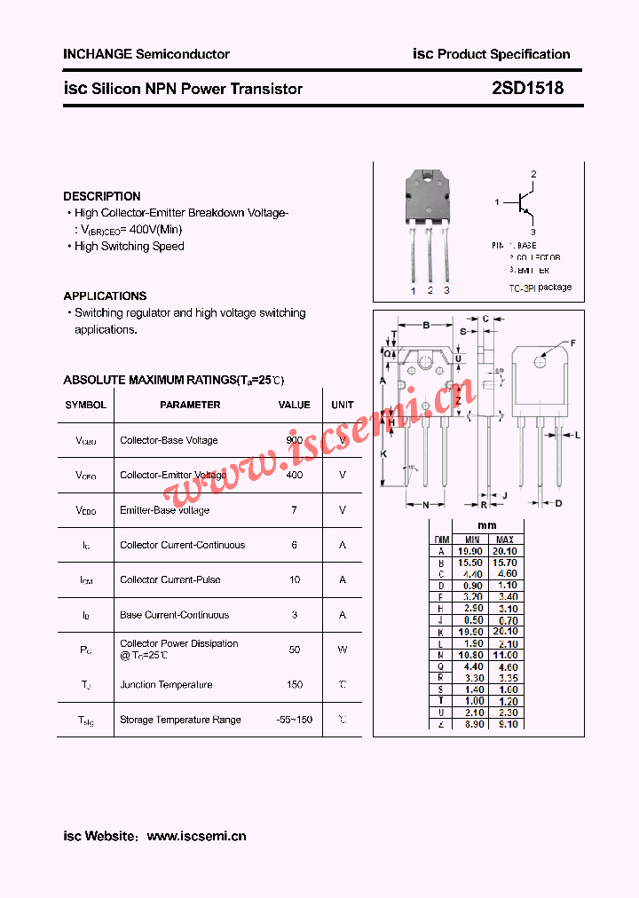 2SD1518_4464996.PDF Datasheet