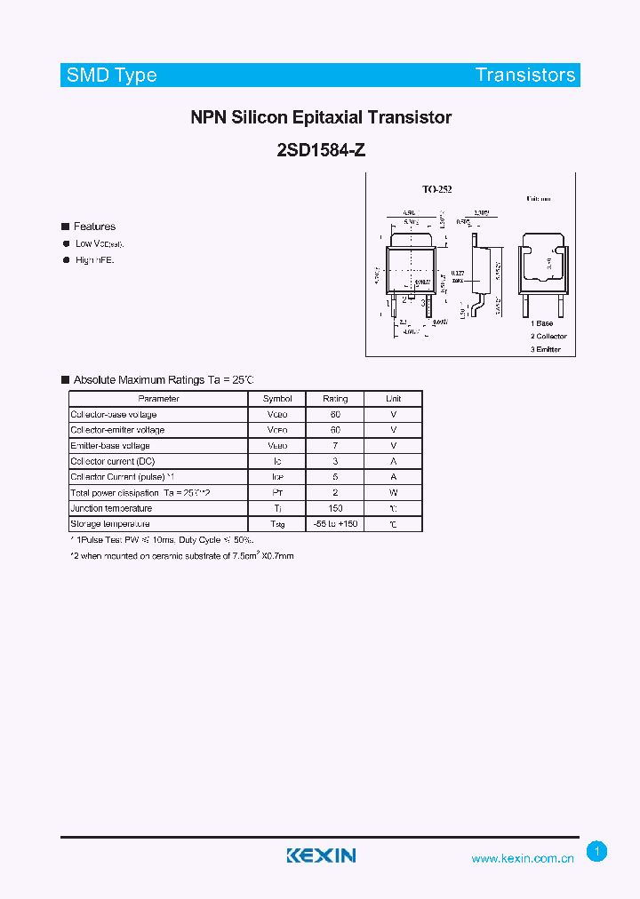 2SD1584-Z_4332800.PDF Datasheet