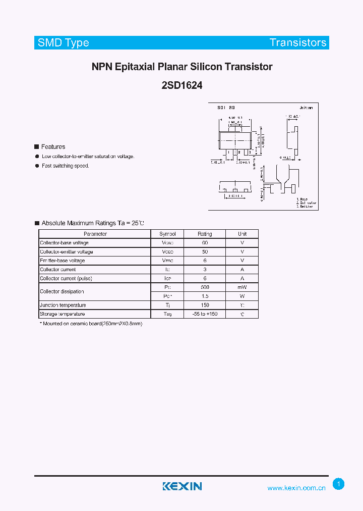 2SD1624_4336476.PDF Datasheet