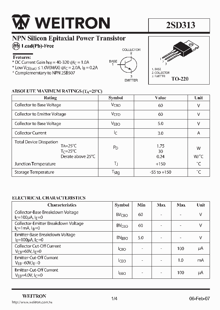 2SD313_4576321.PDF Datasheet