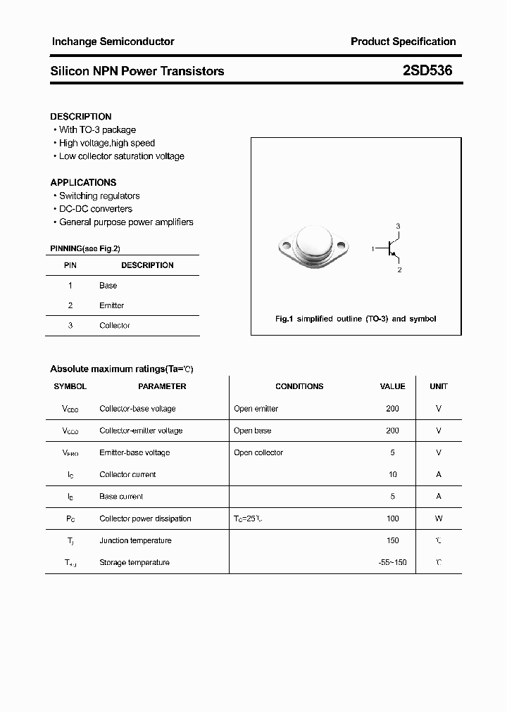 2SD536_4385945.PDF Datasheet