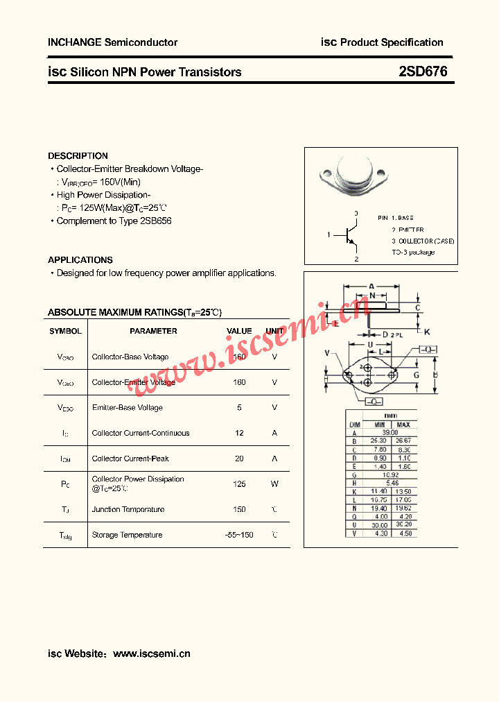 2SD676_4717453.PDF Datasheet