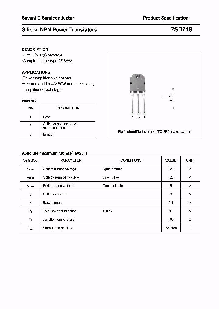 2SD718_4373135.PDF Datasheet