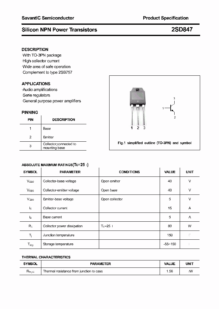 2SD847_4392179.PDF Datasheet