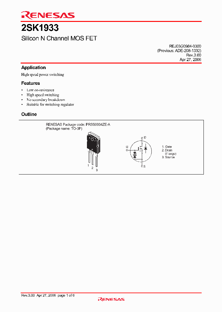 2SK1933_4242436.PDF Datasheet