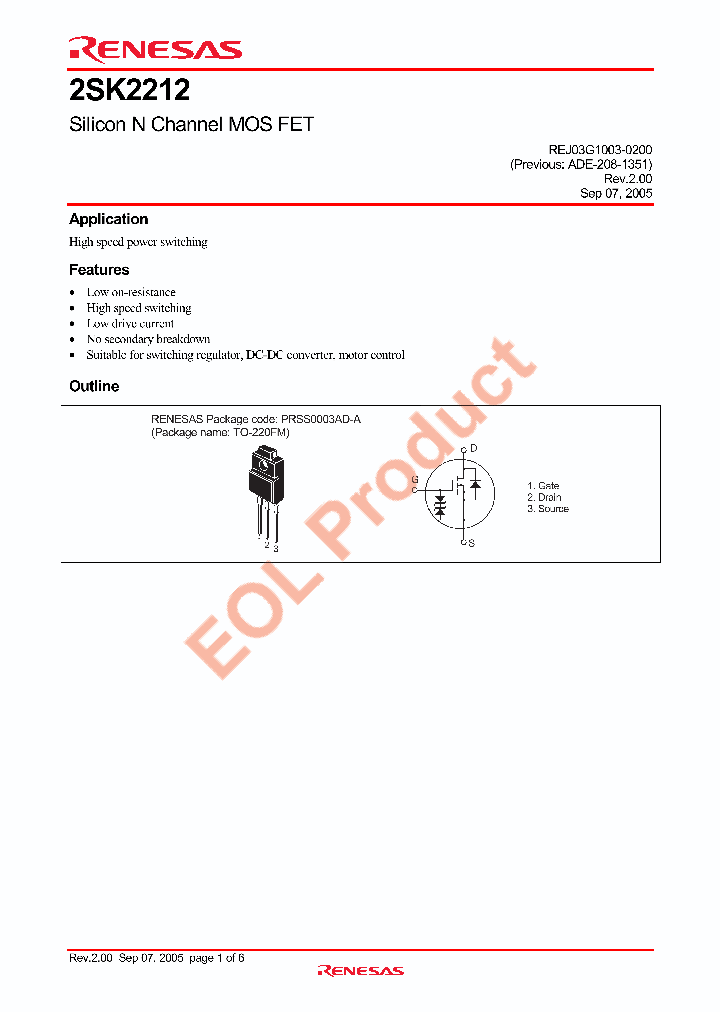 2SK2212_4284230.PDF Datasheet