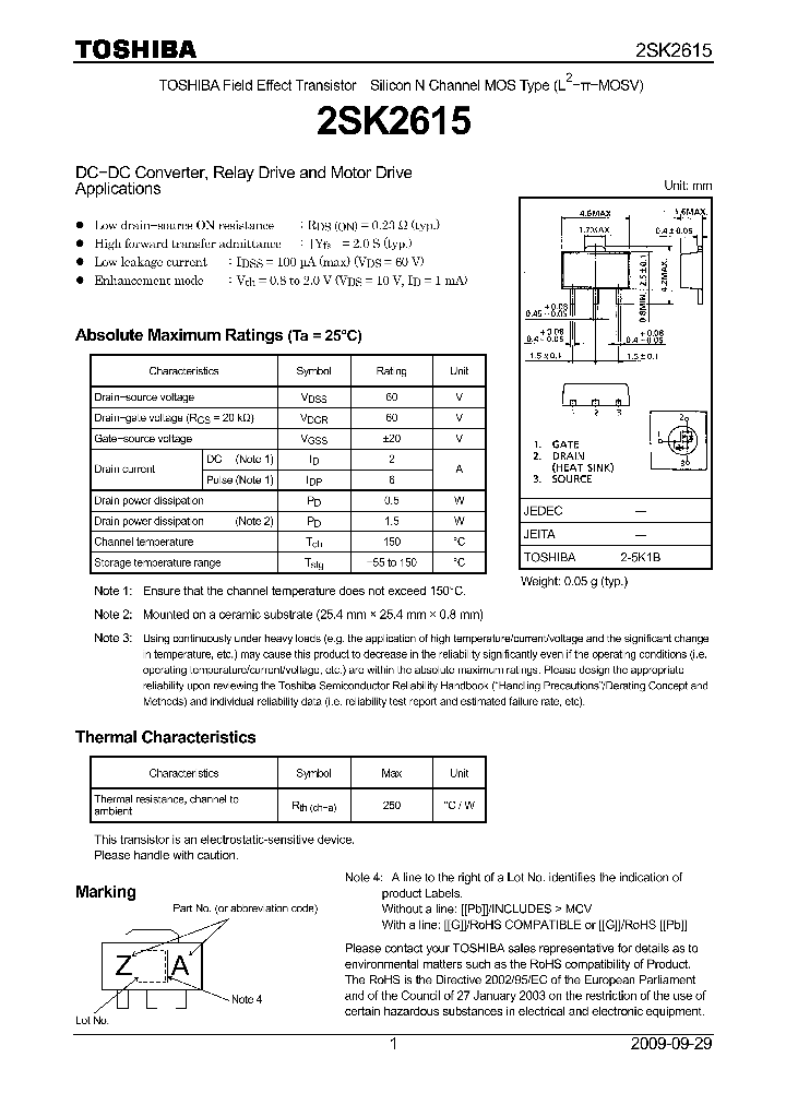 2SK261509_4613464.PDF Datasheet