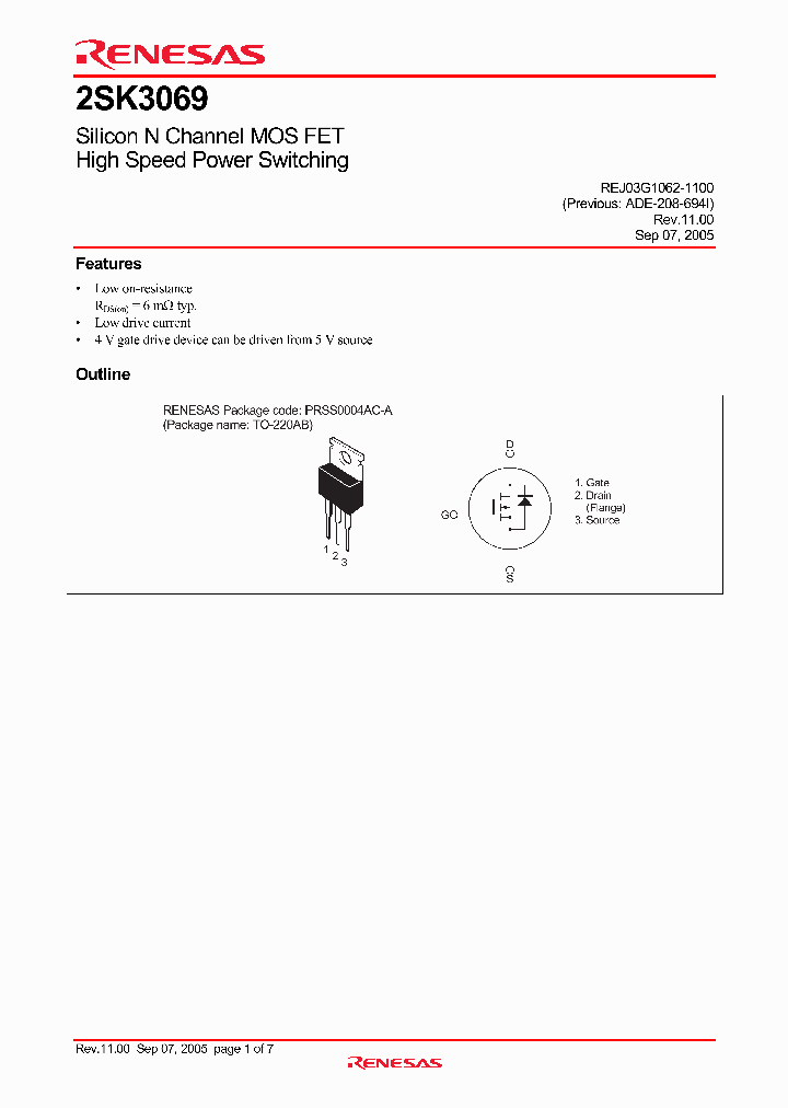 2SK3069_4346045.PDF Datasheet