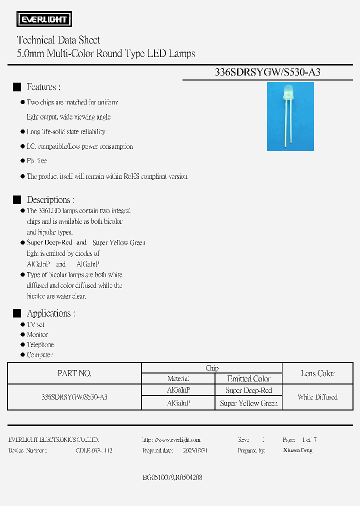 336SDRSYGWS530-A3_4723115.PDF Datasheet