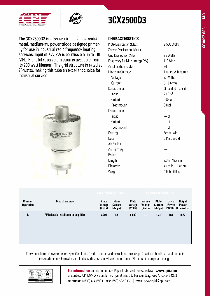 3CX2500D3_4406739.PDF Datasheet