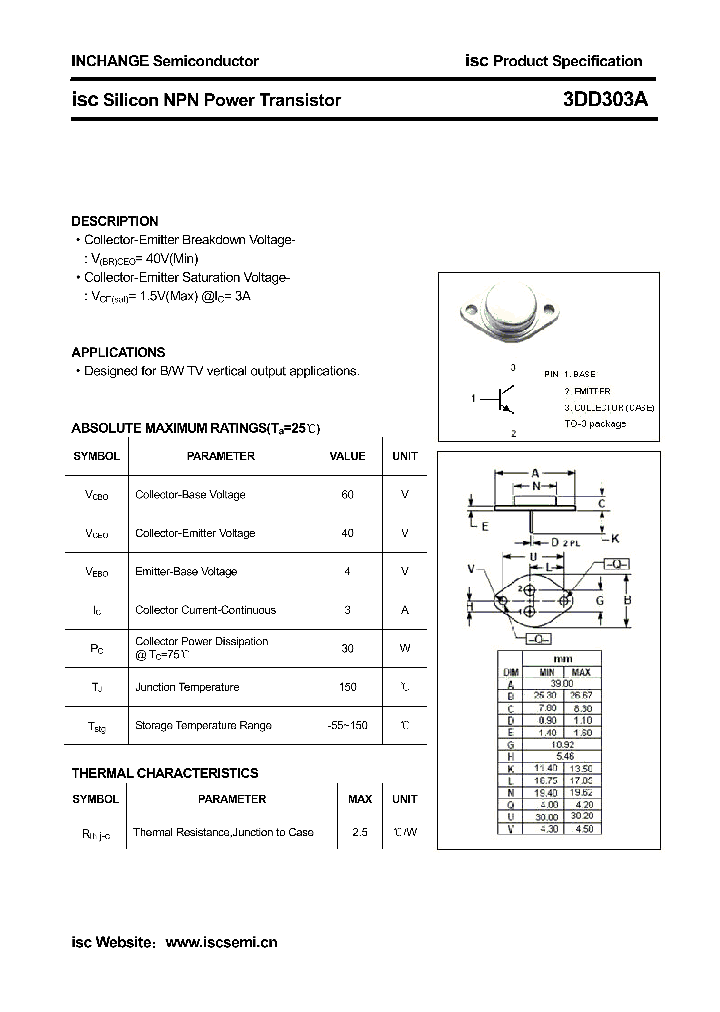 3DD303A_4296688.PDF Datasheet