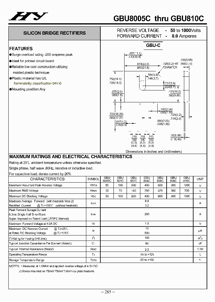 GBU8005C-GBU810C_4504996.PDF Datasheet
