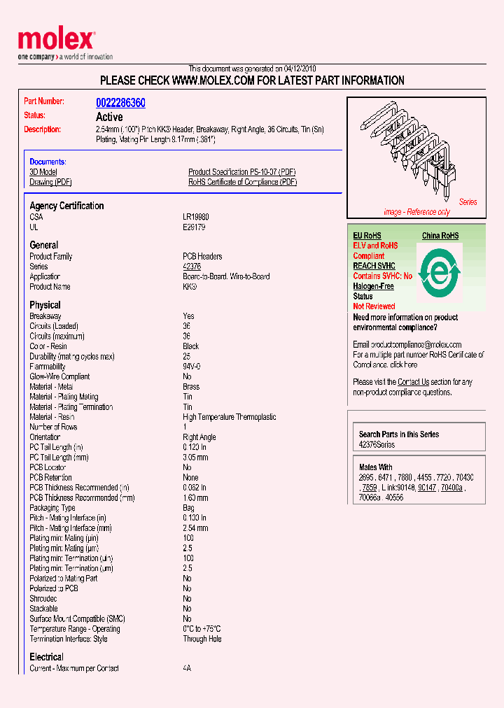 42376-0036_4886768.PDF Datasheet