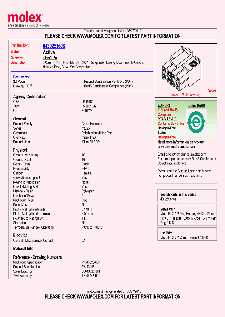 43025-1608_4900720.PDF Datasheet