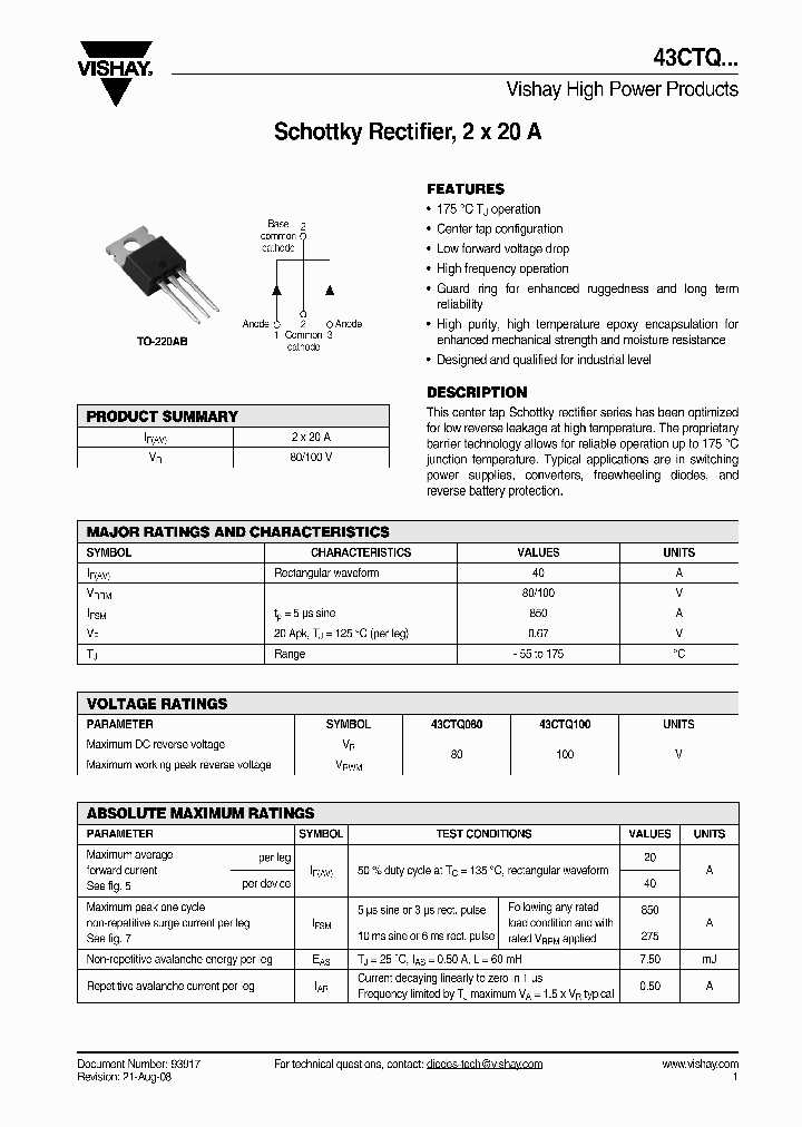 43CTQ080_4424941.PDF Datasheet