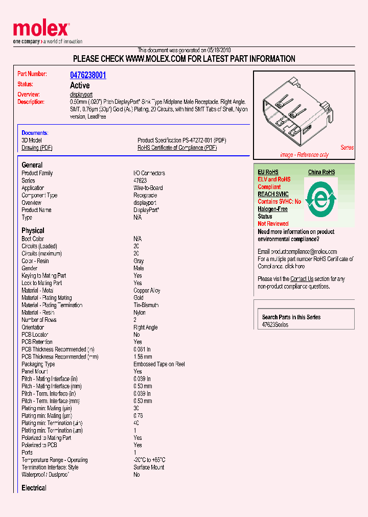 47623-8001_4888012.PDF Datasheet