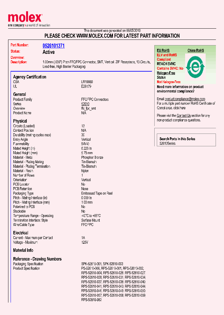 52610-1371_4874453.PDF Datasheet