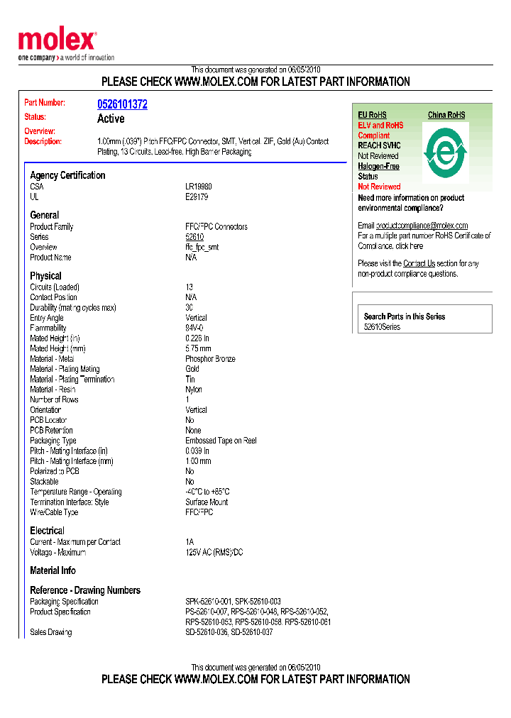 52610-1372_4874454.PDF Datasheet