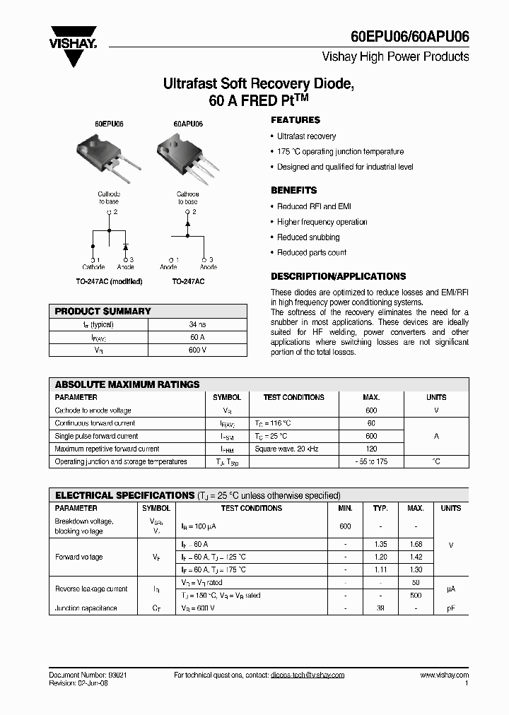 60APU06_4250160.PDF Datasheet