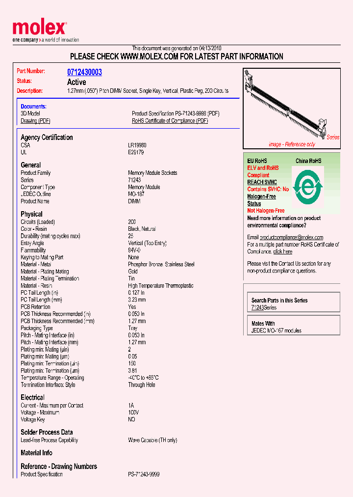 71243-0003_4902769.PDF Datasheet