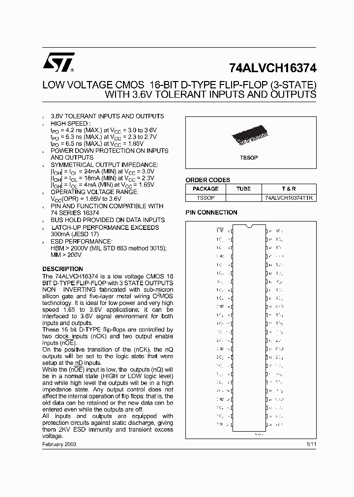 74ALVCH16374TTR_4249772.PDF Datasheet