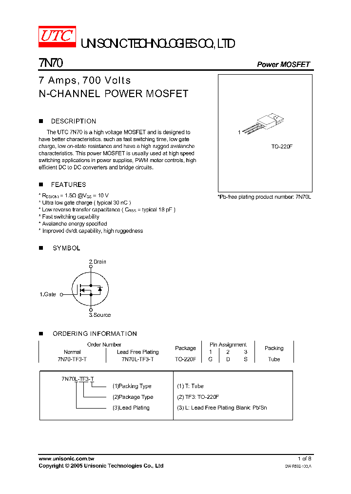 7N70_4501688.PDF Datasheet