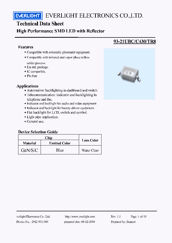 93-21UBCC430TR8_4862845.PDF Datasheet
