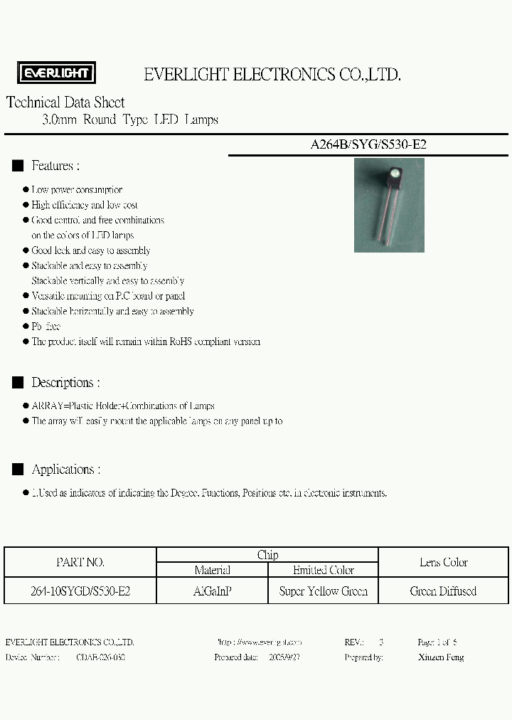 A264B-SYG-S530-E2_4385381.PDF Datasheet